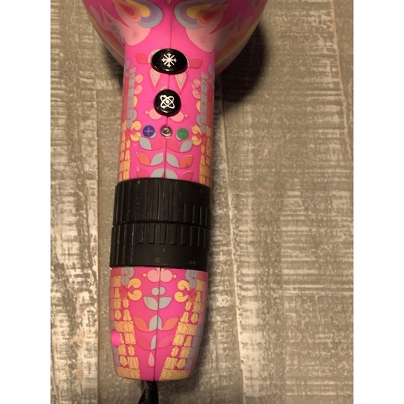 Amika CEO 360 Dryer Lightweight Pink Signature Print Hair Dryer Works No Heat - Picture 3 of 6